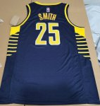 Maillot de Basket #25 Smith Indiana Pacers 22-23 Bleu ave diamond logos Imprimé